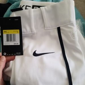 Mens nike white baseball pants